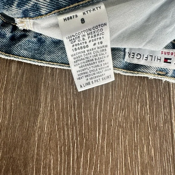 [TOMMY HILFIGER] A-line denim skirt - Picture 5 of 5